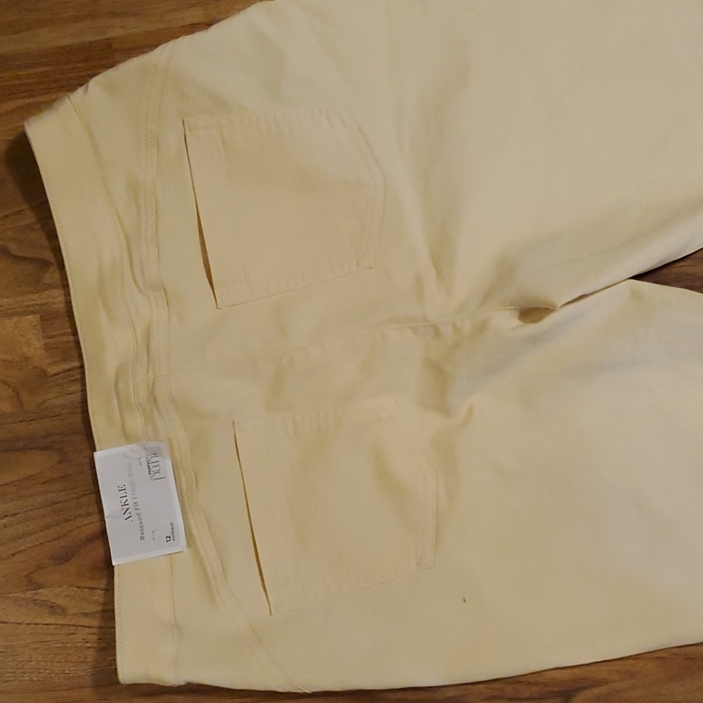 Christopher & Banks Perfect Pant Relaxed Fit High Rise Ankle Sz 12 Average NWT - Picture 7 of 8
